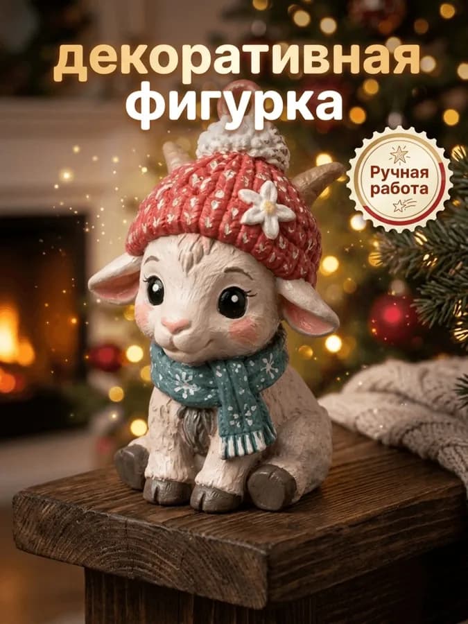 Новогодняя фигурка: слайд карточки