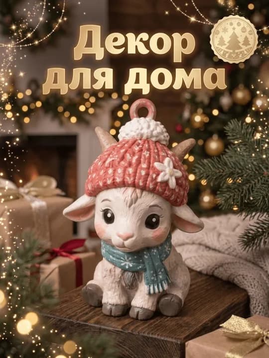 Новогодняя фигурка: слайд с инфографикой